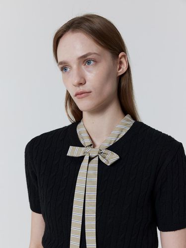 French Mock Stripe Cotton Blouse - JULIAPEPE - Modalova