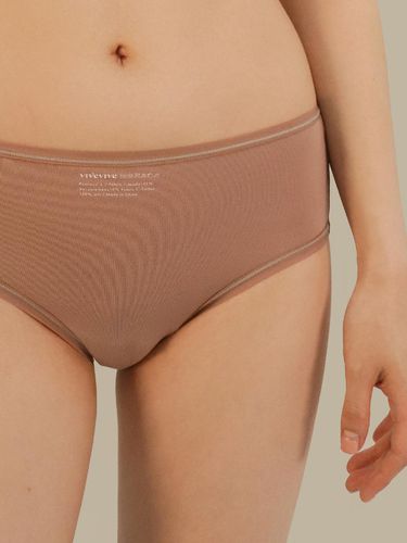 Modal Three-Layer Premium Panty [Dry Rose] - Vivevive - Modalova