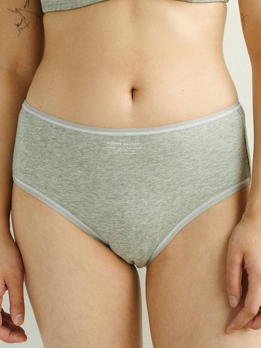 Organic Cotton Breathable Panty [Melange Grey] - Vivevive - Modalova