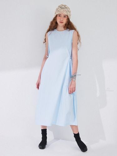 Sleeveless Cotton Shirred Long Dress [] - Between A and B - Modalova