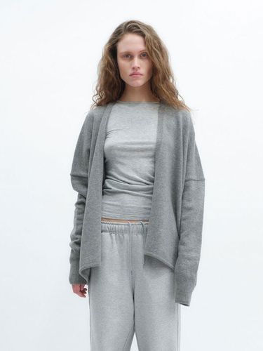 Shawl Boxy Cardigan [Grey] - REPOS - Modalova