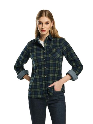 Outdoor Casual Fleece Long Sleeve Heavyweight Shirt (WOS220) - CQR - Modalova