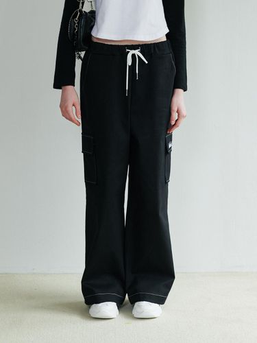 Stitch Cargo Pants [BLACK] - LuluChou - Modalova