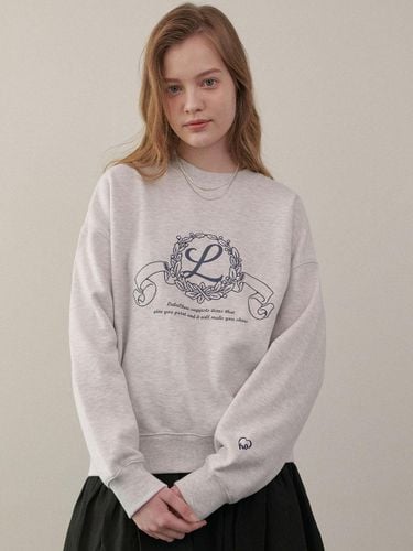 Vintage Logo Brushed Fleece Sweatshirt [] - LuluChou - Modalova