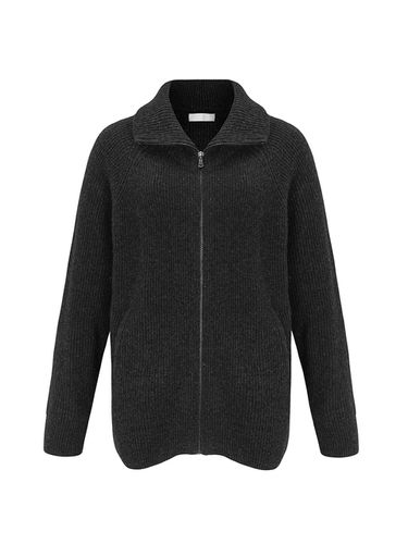 Cashmere High Neck Zip-Up Cardigan - RS9 SEOUL - Modalova