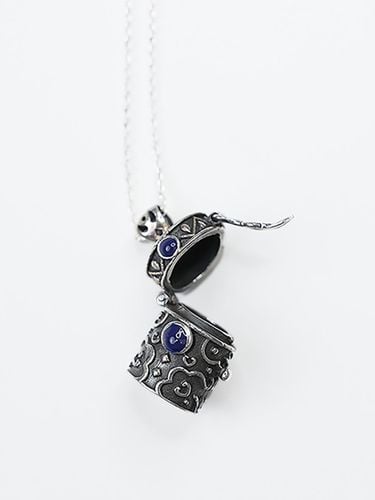 Lapis Lazuli Sterling Silver Pendant - A BIT MOR - Modalova