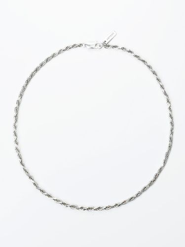 Sterling Silver Minimalist Genderless Chain Necklace - A BIT MOR - Modalova