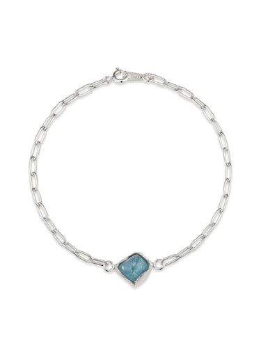 Aquamarine Silver Morocco Bracelet - REINDEER - Modalova