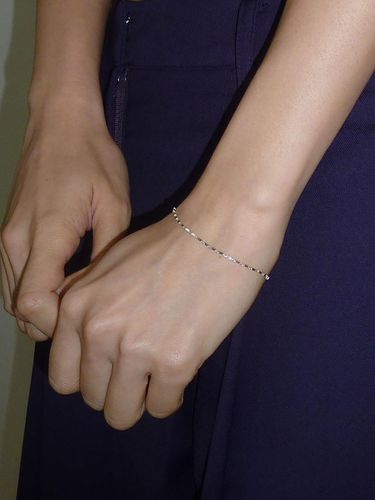 Mm Dot Layer Sterling Silver Bracelet - A BIT MOR - Modalova