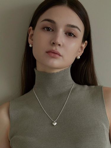 Long Heart Pendant Necklace - dmoment - Modalova