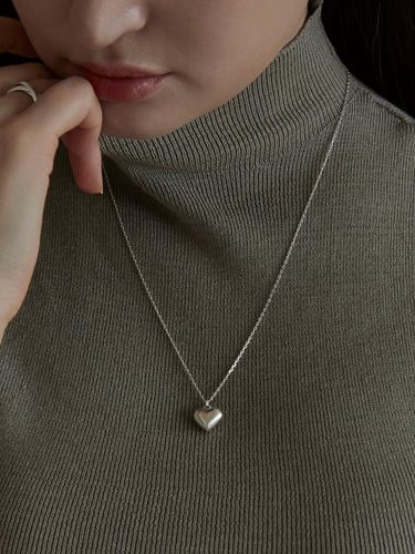 Long Heart Minimalist Necklace - dmoment - Modalova