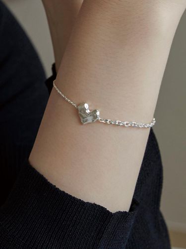 Delicate Floating Heart 925 Bracelet - dmoment - Modalova