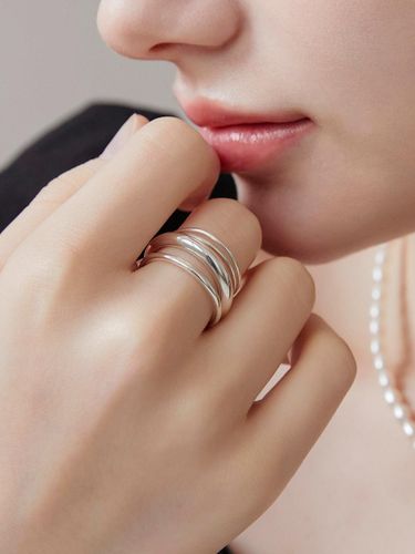 Sterling Korean Ring - dmoment - Modalova