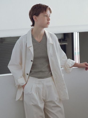 French Work Jacket [Beige] - NOTHING WRITTEN - Modalova