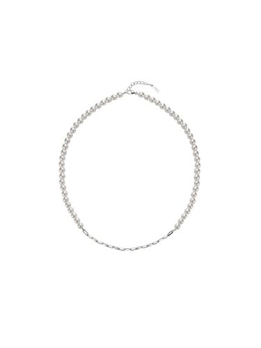 Shell Pearl Mini Chain Necklace [Beige] (TNSSVW14039M) - Tirr Lirr - Modalova