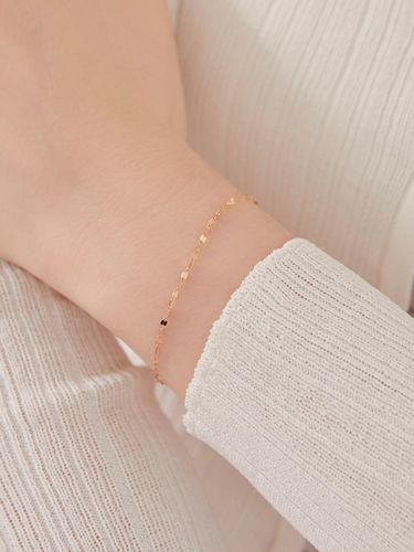 K Gold Adjustable Delicate Bracelet [Rose/Yellow] - dmoment - Modalova