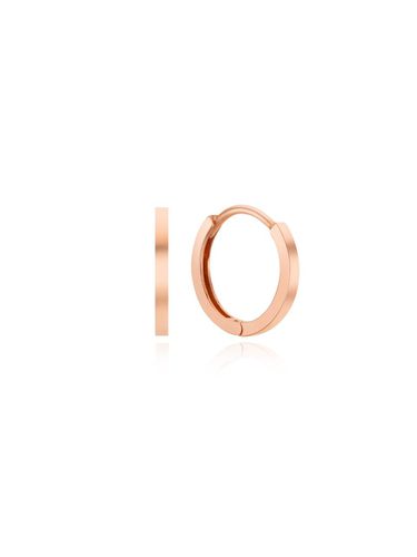 K Basic One-Touch Earrings [Pink Gold] (TEPK4P03926M) - Tirr Lirr - Modalova