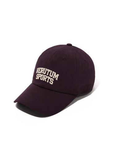 Bio Washed Curved Cotton Cap [Burgundy] (HW-BC194B) - VERUTUM - Modalova