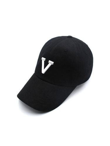 VRT Initial Deep-Brimmed Baseball Cap [Black] (HW-BC066) - VERUTUM - Modalova