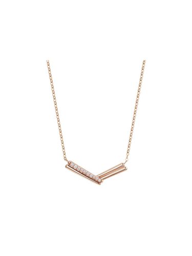 K Pink Gold Luminous Delicate Necklace (TNTK4P02738M) - Tirr Lirr - Modalova