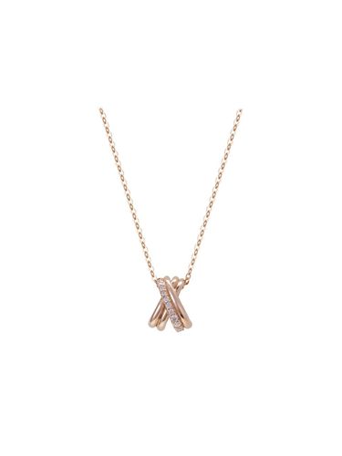 K Pink Gold Luminous Flow Cubic Zirconia Necklace (TNTK4P02740S) - Tirr Lirr - Modalova