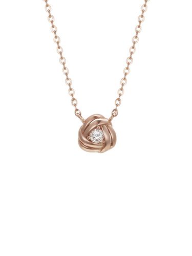 K Pink Gold Diamond Harmony Necklace (TNJK4P06810MD) - Tirr Lirr - Modalova