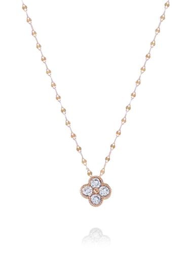 K Gold Minimalist Delicate Necklace [Yellow Gold, Rose Gold] - dmoment - Modalova