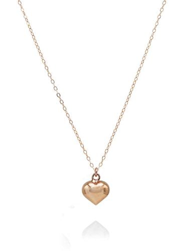 Lumiere Heart 14K Handcrafted Necklace [Yellow Gold, Rose Gold] - dmoment - Modalova