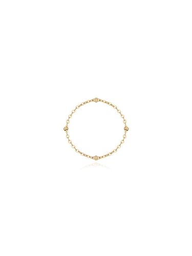 K Gold Basic Ball Chain Ring (TRSK4G22032M) - Tirr Lirr - Modalova