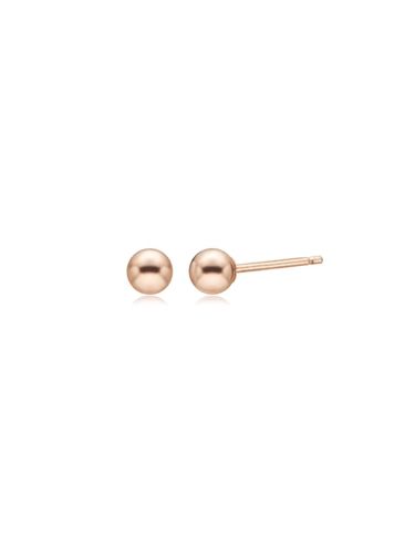 K Pink Gold Ball 6mm Stud Earrings (TESK4P20528MX-6) - Tirr Lirr - Modalova