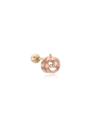 K Pink Gold Pumpkin Whimsical Piercing (TESK4P20674M) - Tirr Lirr - Modalova