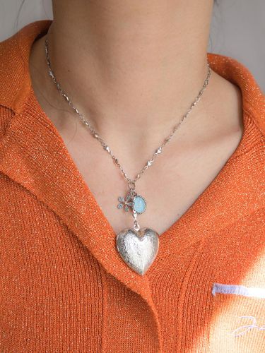 Handcrafted Silver Knit Necklace - MERRYMOTIVE - Modalova