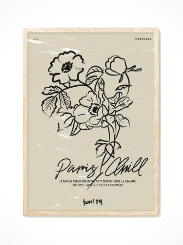 Vibrant Expressive Floral Art Print - HOTEL PARIS CHILL - Modalova