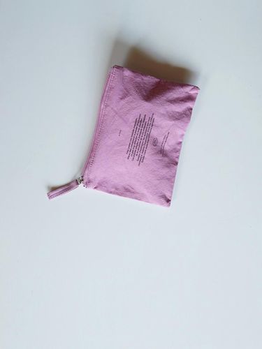 Washed Cotton Minimalist Everyday Pouch [] - HOTEL PARIS CHILL - Modalova