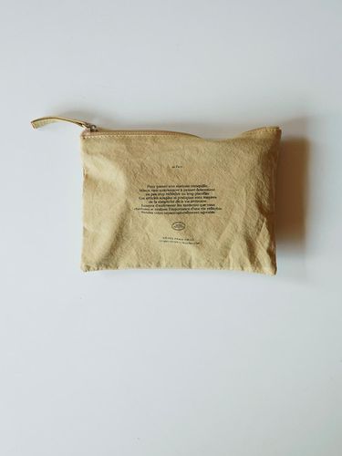 Washed Cotton Vintage European Pouch [Yellow] - HOTEL PARIS CHILL - Modalova