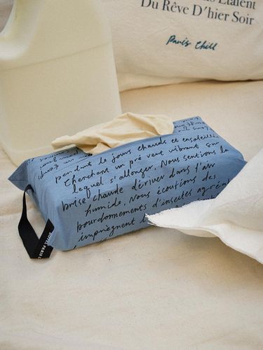 Cotton Enzyme-Washed Indoor/Outdoor Tissue Cover [Night Sky] - HOTEL PARIS CHILL - Modalova