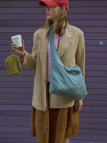 Corduroy Loose-Falling Adjustable Bag [] - HOTEL PARIS CHILL - Modalova