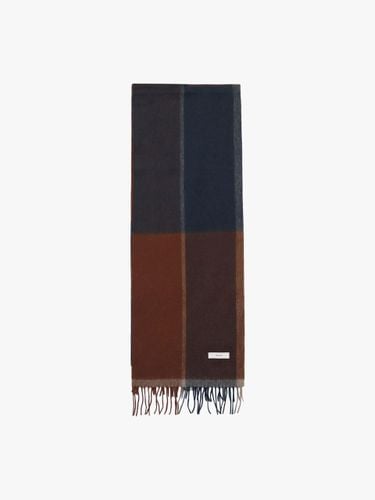 Wool Blend Half-Check Muffler [] - healiote - Modalova