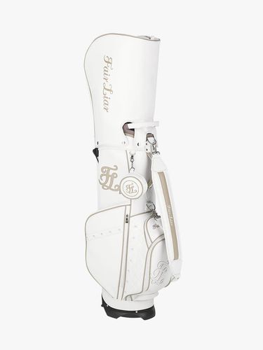 Pearl Quilted Synthetic Leather Stand Bag [Beige] - FAIRLIAR GOLF - Modalova