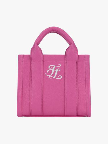 Embossed Synthetic Leather Mini Tote Bag [Pink] - FAIRLIAR GOLF - Modalova