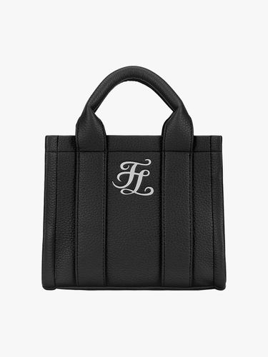 Embossed Logo Detachable Strap Mini Tote Bag [Black] - FAIRLIAR GOLF - Modalova