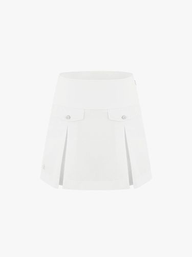 A-line High-waist Pleated Pocket Skirt [Beige] - FAIRLIAR GOLF - Modalova