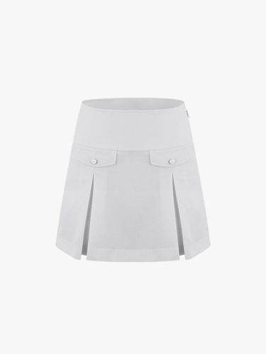 A-line High-waist Pleated Skirt [Grey] - FAIRLIAR GOLF - Modalova