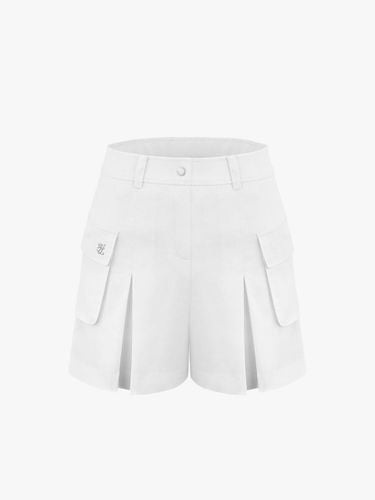 Side Pocket A-line Relaxed Fit Culottes [Beige] - FAIRLIAR GOLF - Modalova