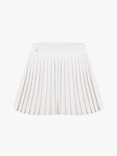 Signature Pleated Premium Stretch Culottes [Beige] - FAIRLIAR GOLF - Modalova