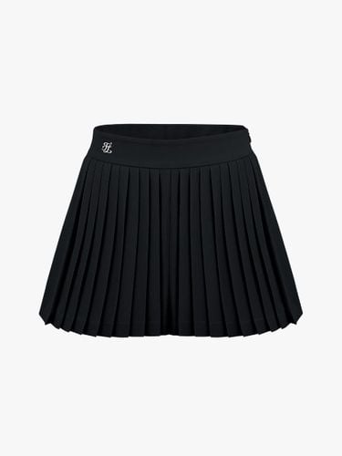 Signature Pleated Moisture-Wicking Culottes [Black] - FAIRLIAR GOLF - Modalova