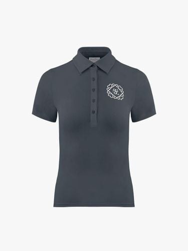 Heart Symbol Slim Fit Performance T-shirt [Charcoal] - FAIRLIAR GOLF - Modalova