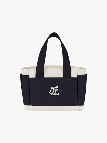 Cotton Canvas Structured Square Tote Bag [] - FAIRLIAR GOLF - Modalova