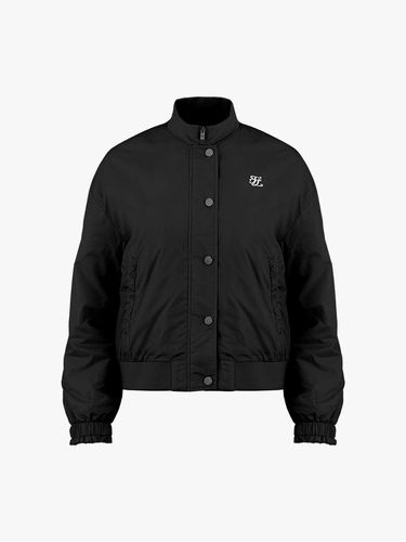 High-neck Blouson Padded Bomber Jumper [Black] - FAIRLIAR GOLF - Modalova