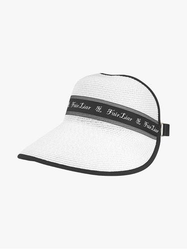 Wide Open Lightweight Visor [Beige] - FAIRLIAR GOLF - Modalova